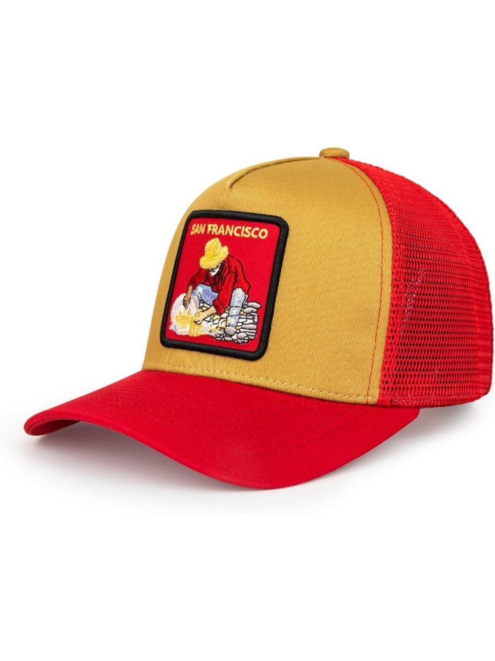 Trucker Hat with Team Design - Snapback Baseball Cap for Football Fans, Unisex